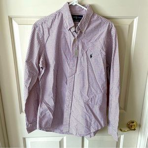 Polo by Ralph Lauren Plaid Button Down Shirt, Sz medium (1041)